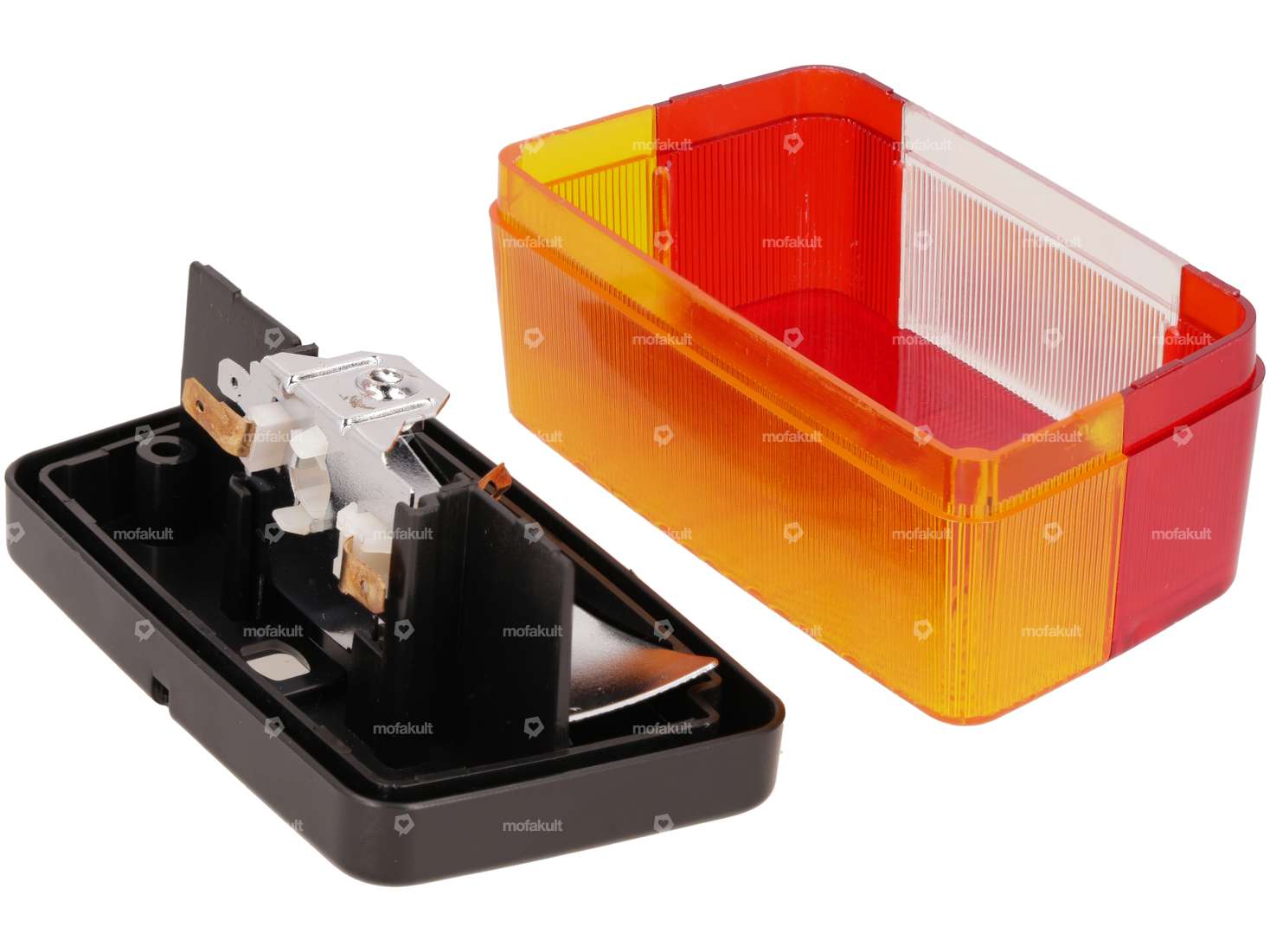 Rücklicht (mit Bremslicht) rot / orange | Hercules Prima GT, Supra / Zündapp / Kreidler Flory Carousel Image 3