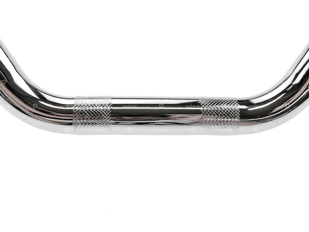Handlebar fork plate 9 cm chrome Carousel Image 3