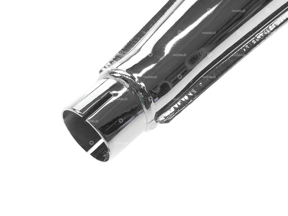 Silencieux Biturbo 28 mm chrome / or Carousel Image 4