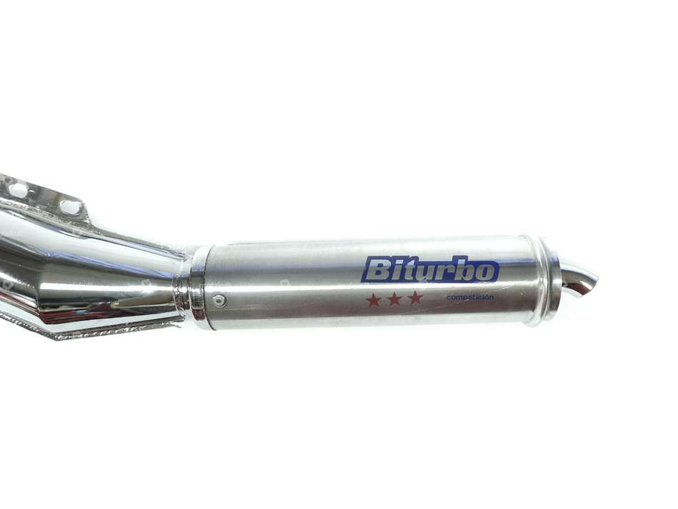 Echappement Biturbo chrome / alu | Puch Carousel Image 3
