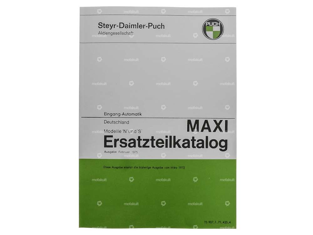 Ersatzteilkatalog | Puch Maxi S, N (DE) Carousel Image 1