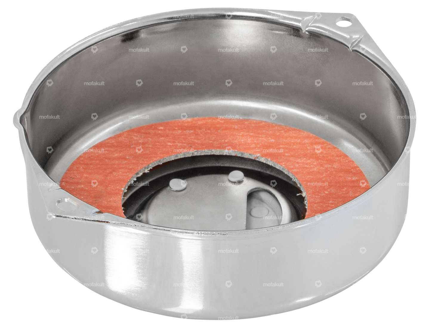 GPO ignition cover chrome "Puch" emblem gray | Puch Carousel Image 3