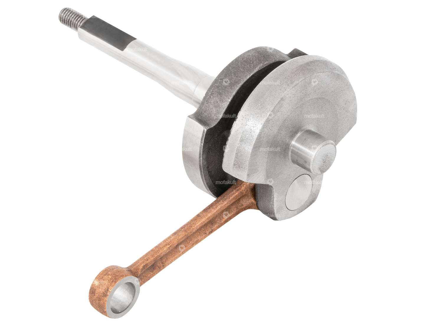 Mazzucchelli Kurbelwelle «Original» 10 mm KoBo | Piaggio Ciao, SI, Bravo, Boxer Carousel Image 2