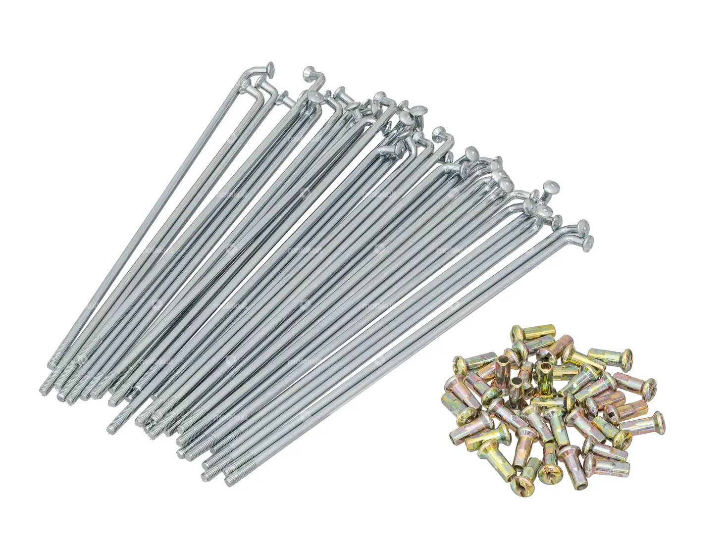 Speichen Set 5 Stück - 160mm X 3mm Für Piaggio Hinterrad, Inkl. Nippel