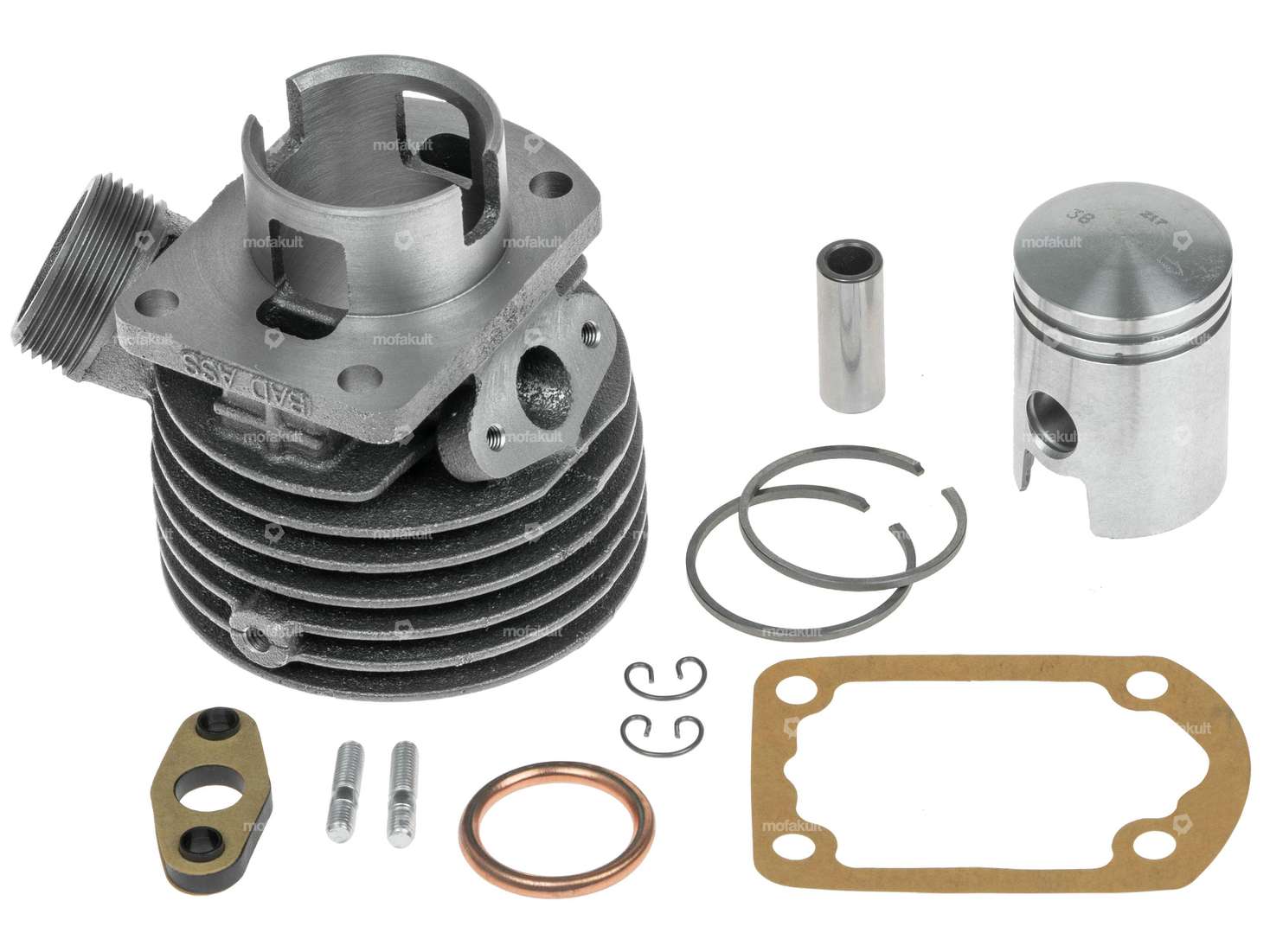 BAD ASS Kit cilindro 38 mm, scanalato | Sachs 50/2 (CH) Carousel Image 1