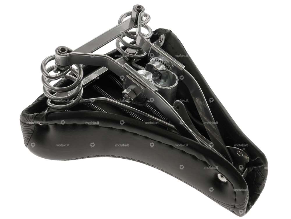 Sella Comfort molle a rombo nero Carousel Image 3