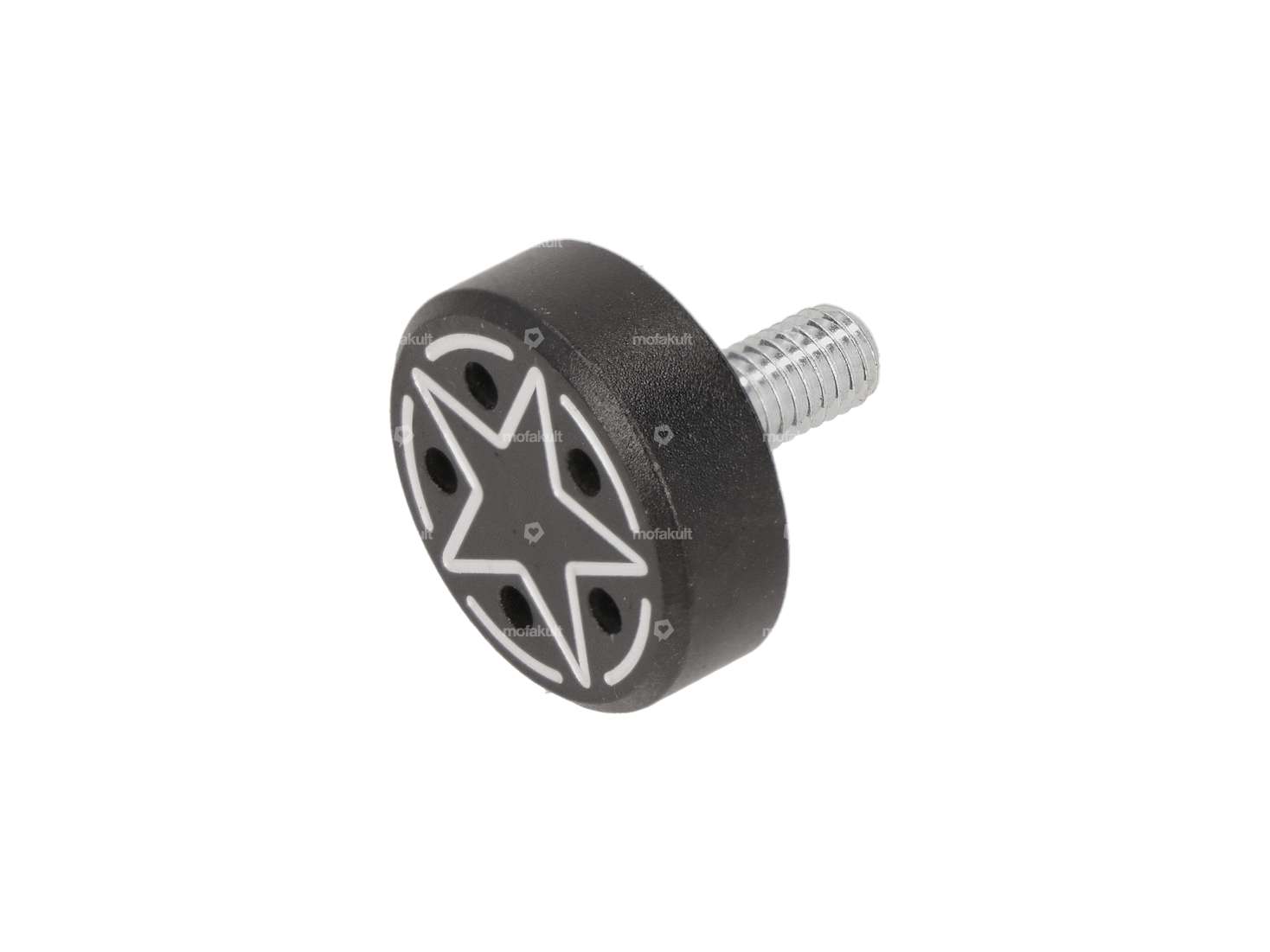 66HEROES Schraube Seitenschutz 11 mm Alu schwarz Star Carousel Image 1