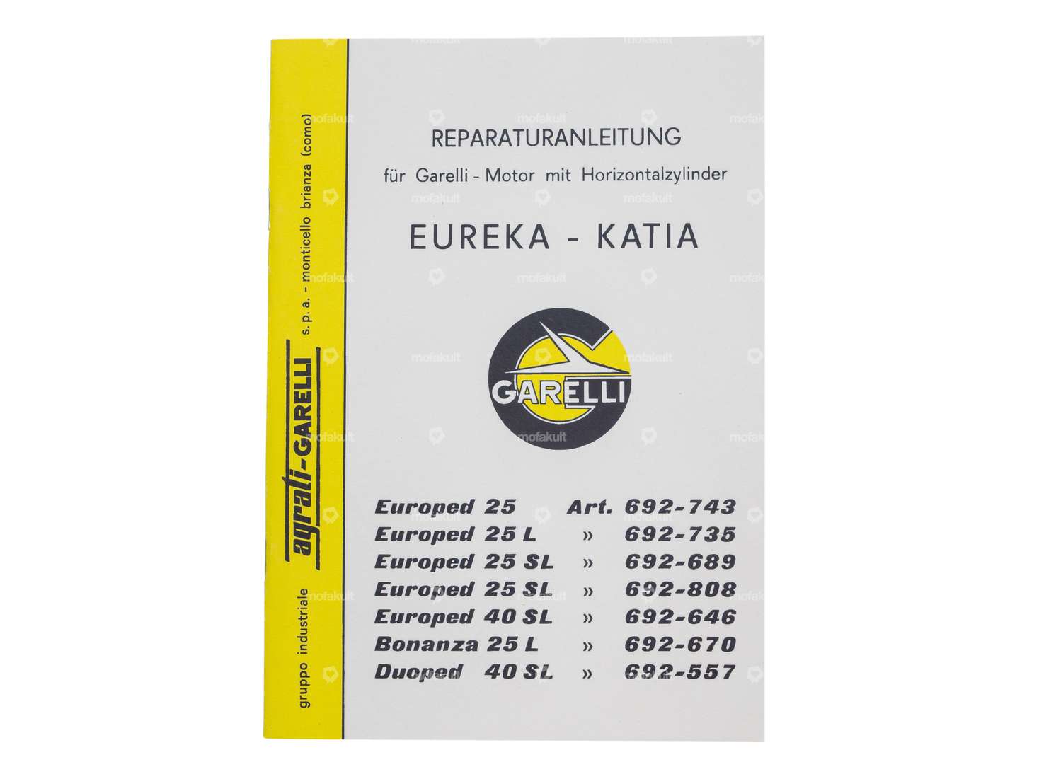 Reparaturanleitung | Garelli Eureka Katia Carousel Image 1