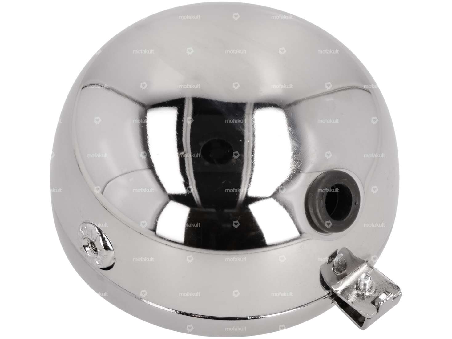 GUIA Scheinwerfer rund Ø 13 cm Chrom (schmaler Spoiler) Carousel Image 2