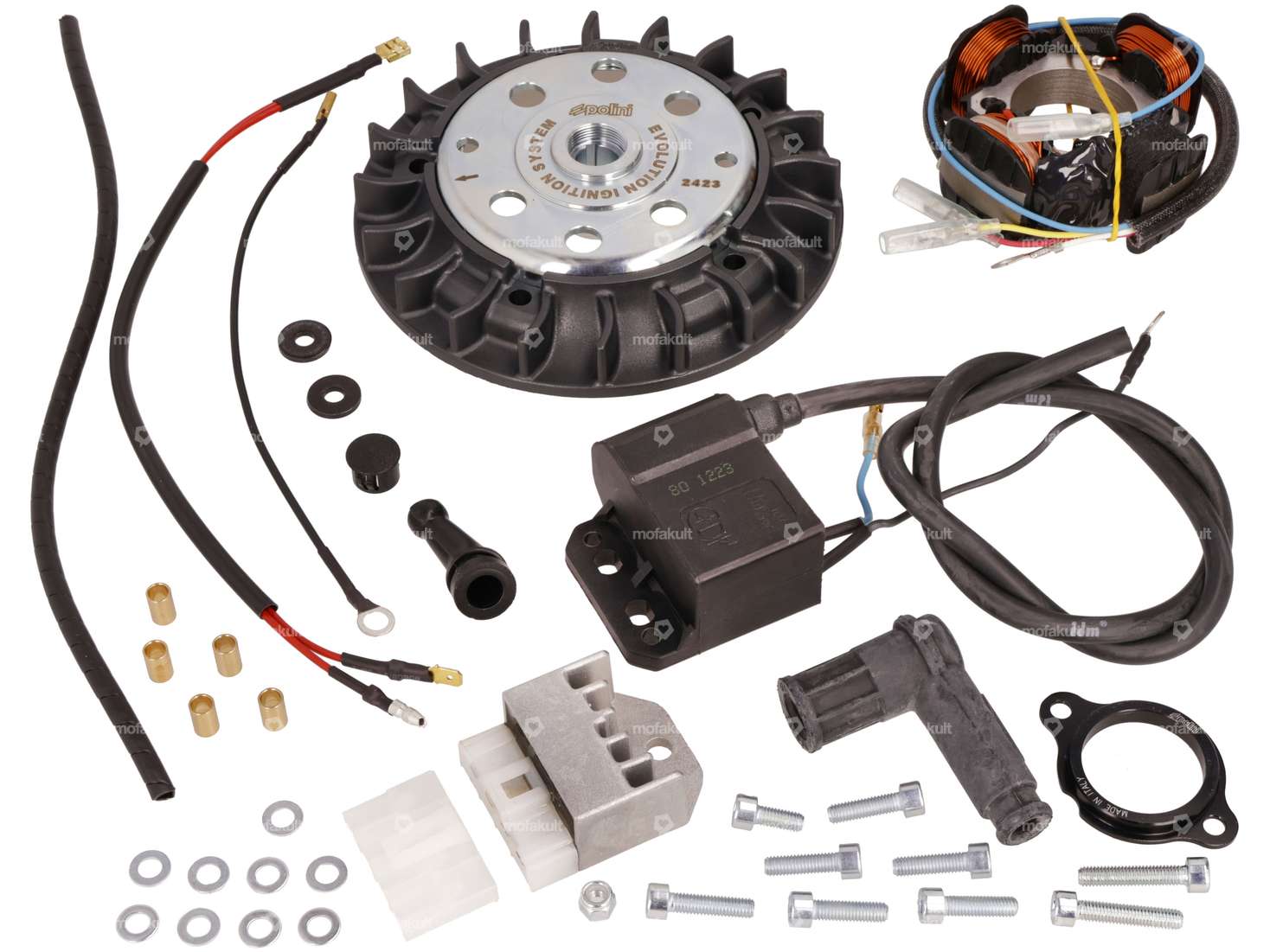 Polini EVO Electronic ignition | Piaggio Ciao, SI, Bravo, Boxer Carousel Image 1