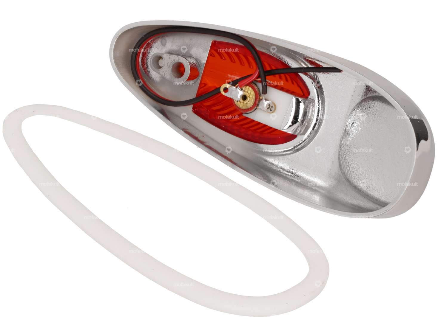 Rücklicht Hexennase Chrom (ULO Nachbau) Carousel Image 2