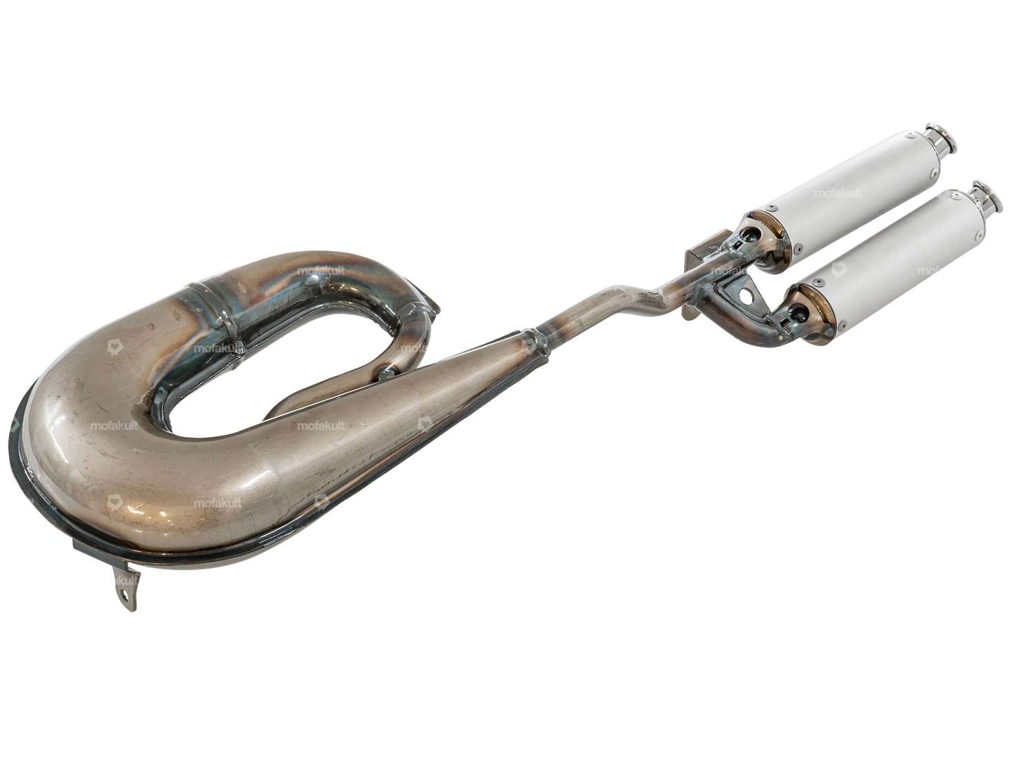 Scarico TECNO Circuit a doppio silenziatore | Piaggio Ciao, Bravo Carousel Image 3