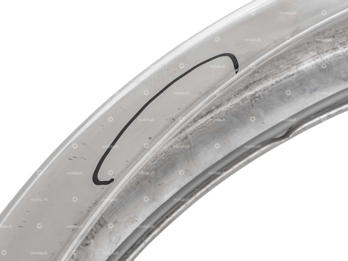 Parafango posteriore (con ammaccature) Inox NOS | Puch X30 NS, NL, NG-2AH, N-2AH, Sprinter Carousel Image 5