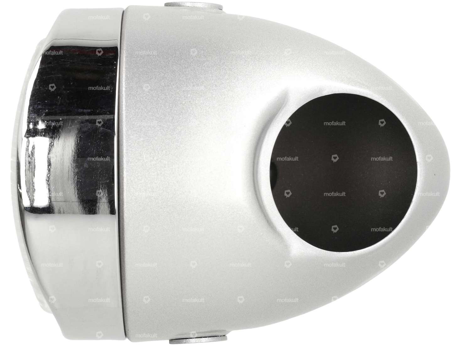 Lampe à œufs Ø 103 mm (fixation latérale) argent / chrome Carousel Image 2