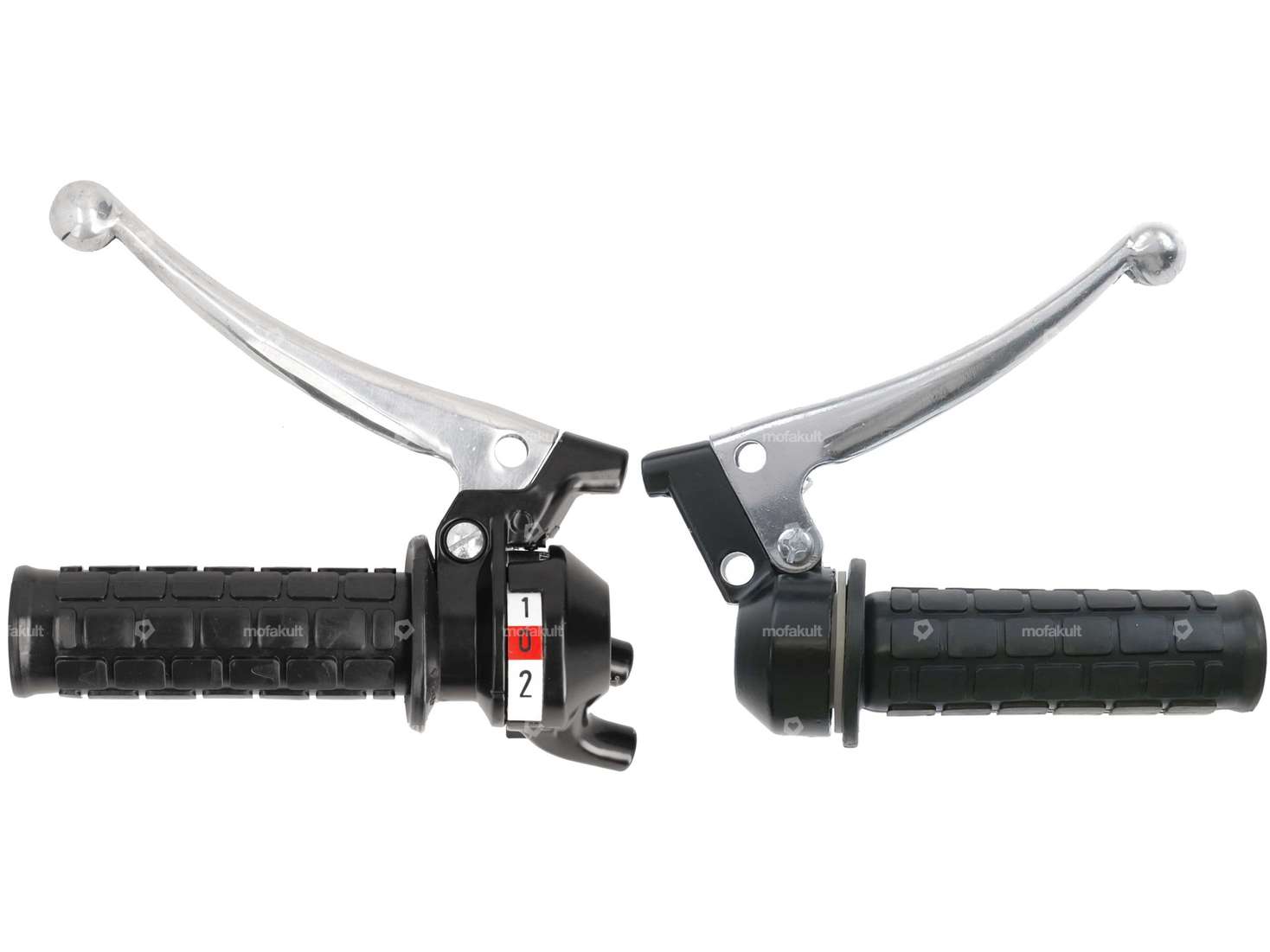 Set di manopole a 2 velocità HG Magura replica nero Carousel Image 1