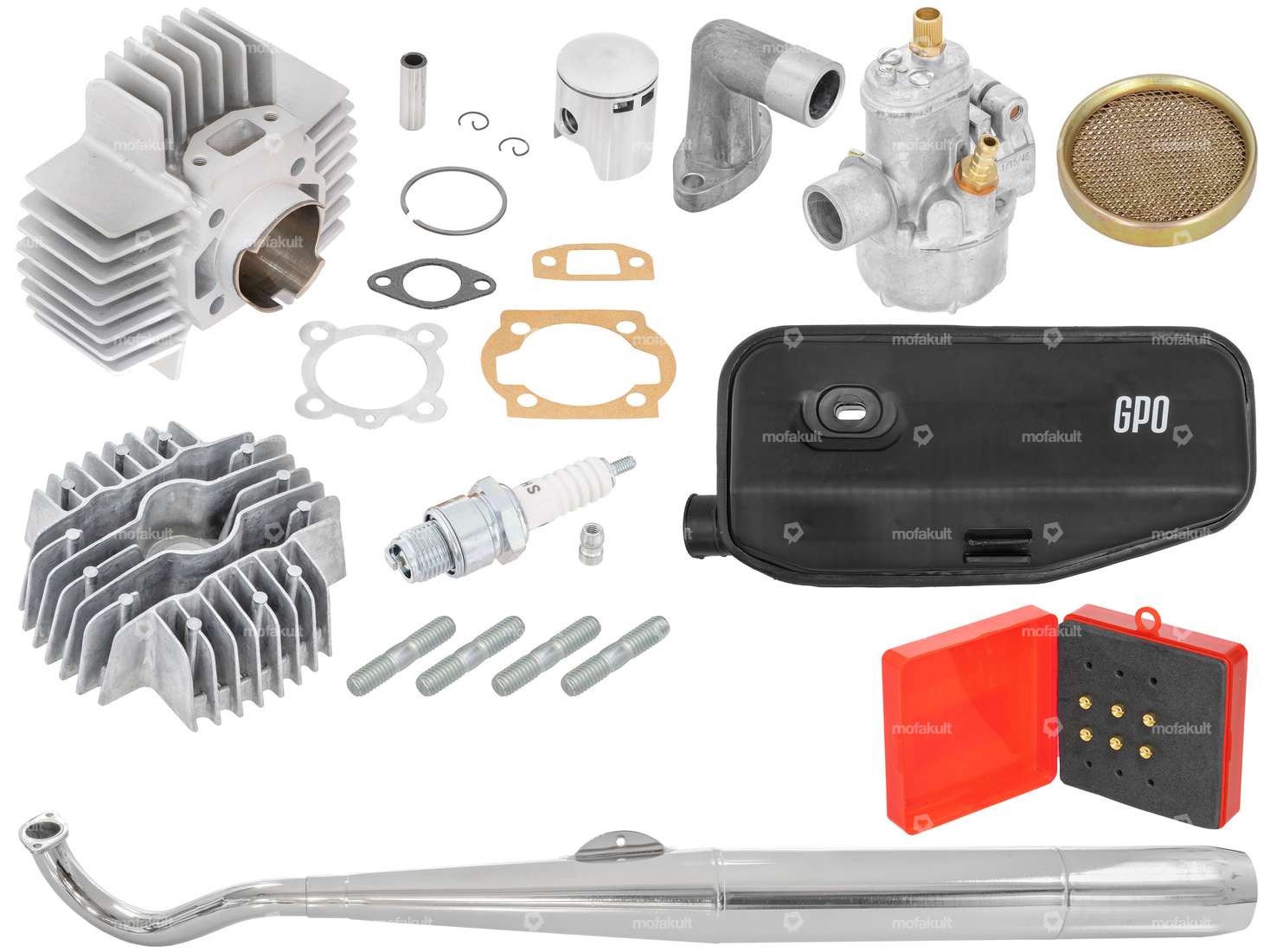 Set di messa a punto GPO 45 mm (budget) | Puch E50, ZA50 Carousel Image 1