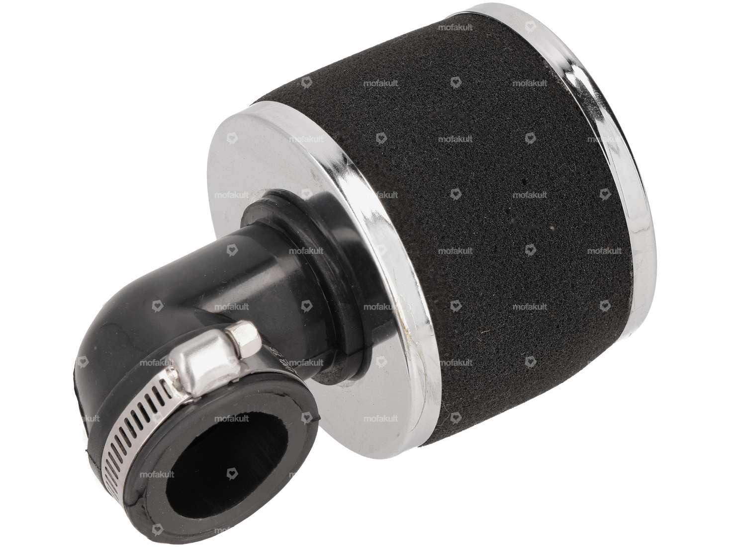 Filtro aria racing a 90° in schiuma Ø 27 / 34 mm Carousel Image 1