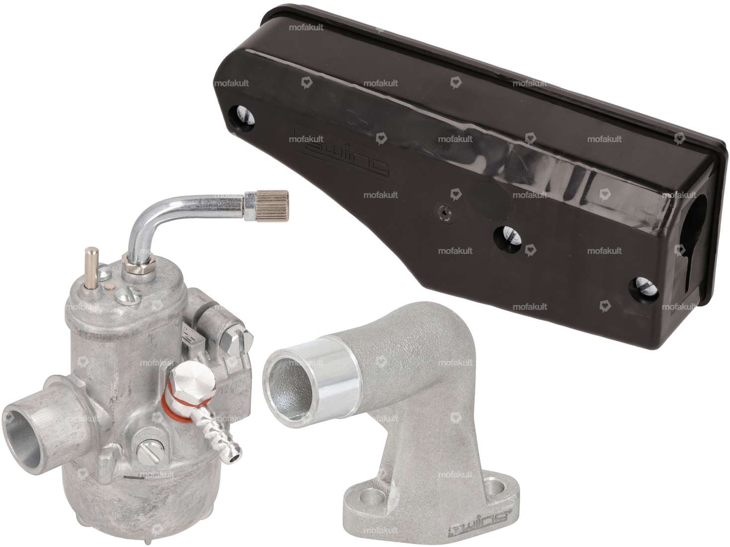 swiing® ingenious 15mm carburetor set HG long | Sachs 503 Carousel Image 1