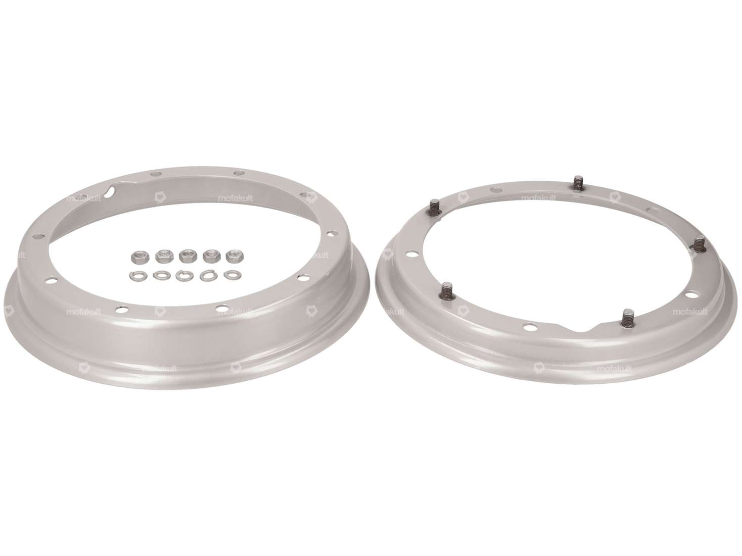 Cerchio Piaggio 2.10-10" argento | Vespa Largeframe, Smallframe Carousel Image 4