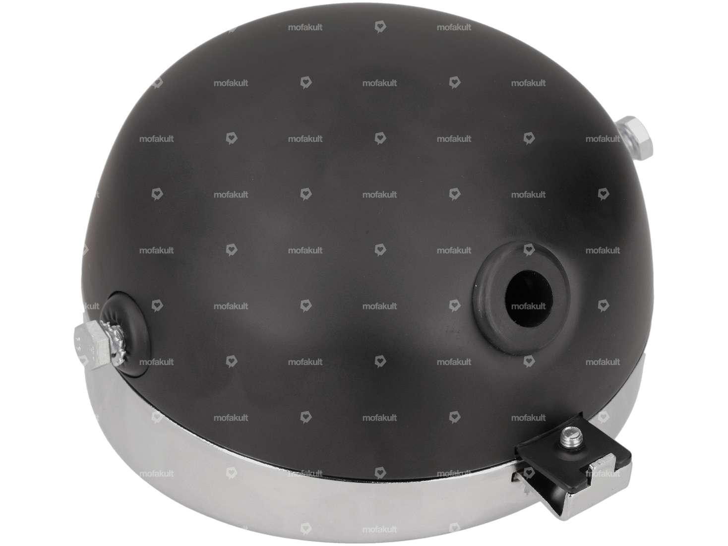 Headlights round black matt (with spoiler) Carousel Image 2
