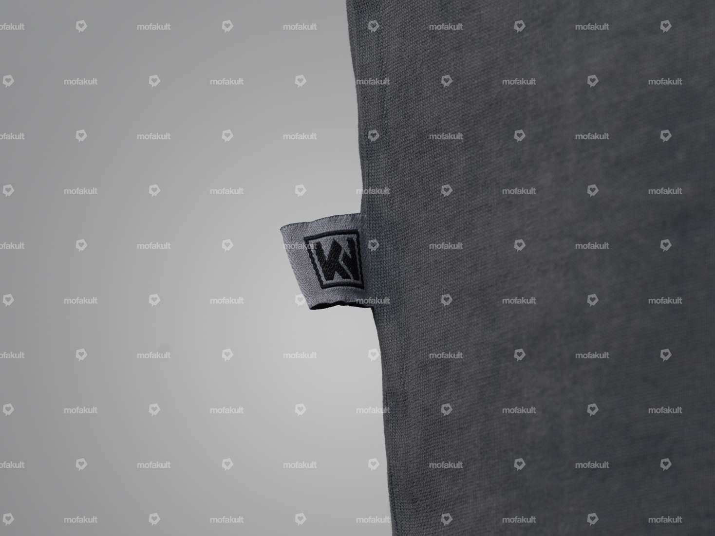 KULTWEAR T-shirt "Vintage" oversized gris Carousel Image 5