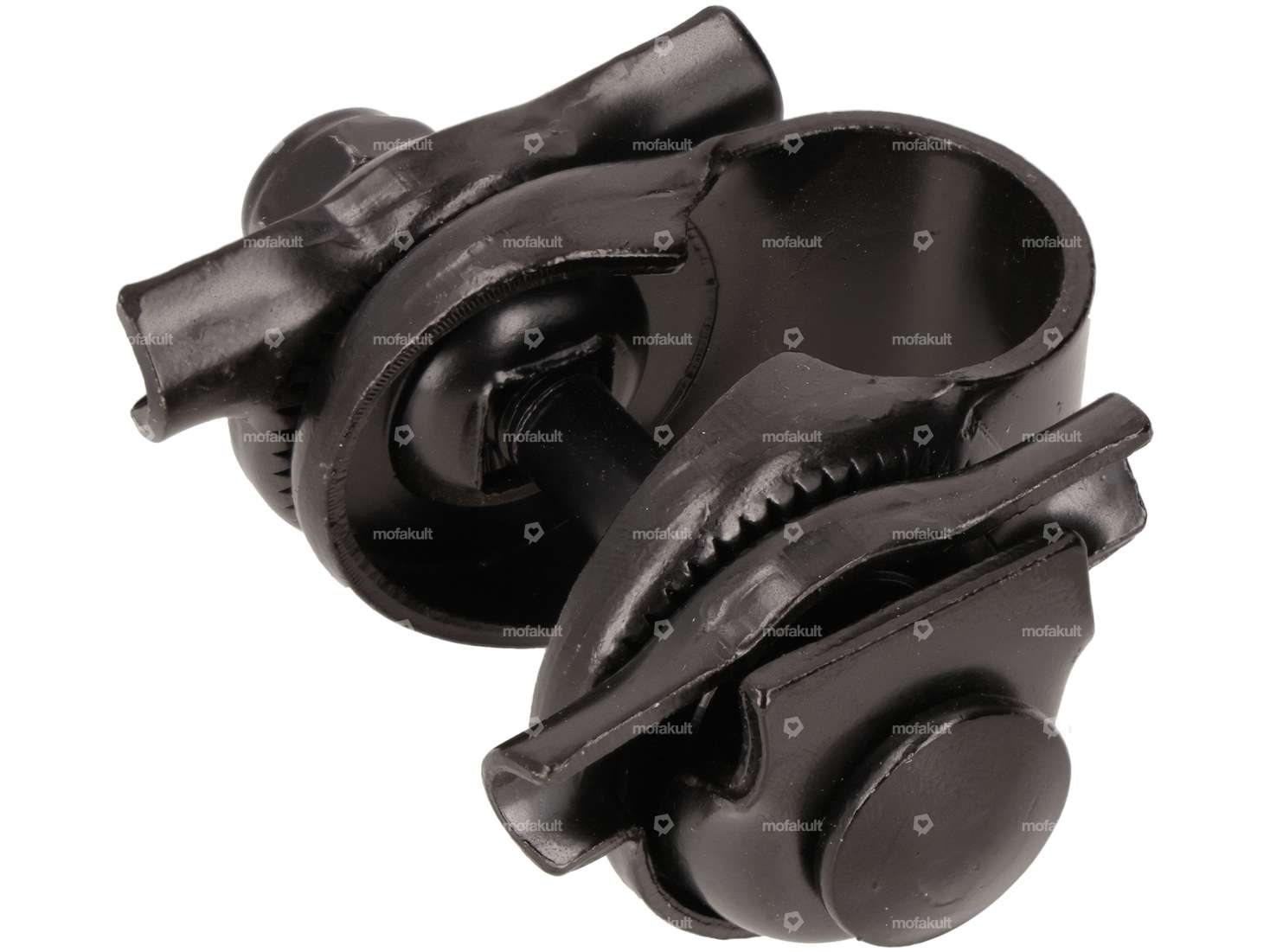 Saddle clamp (for round guide rails) black Carousel Image 1