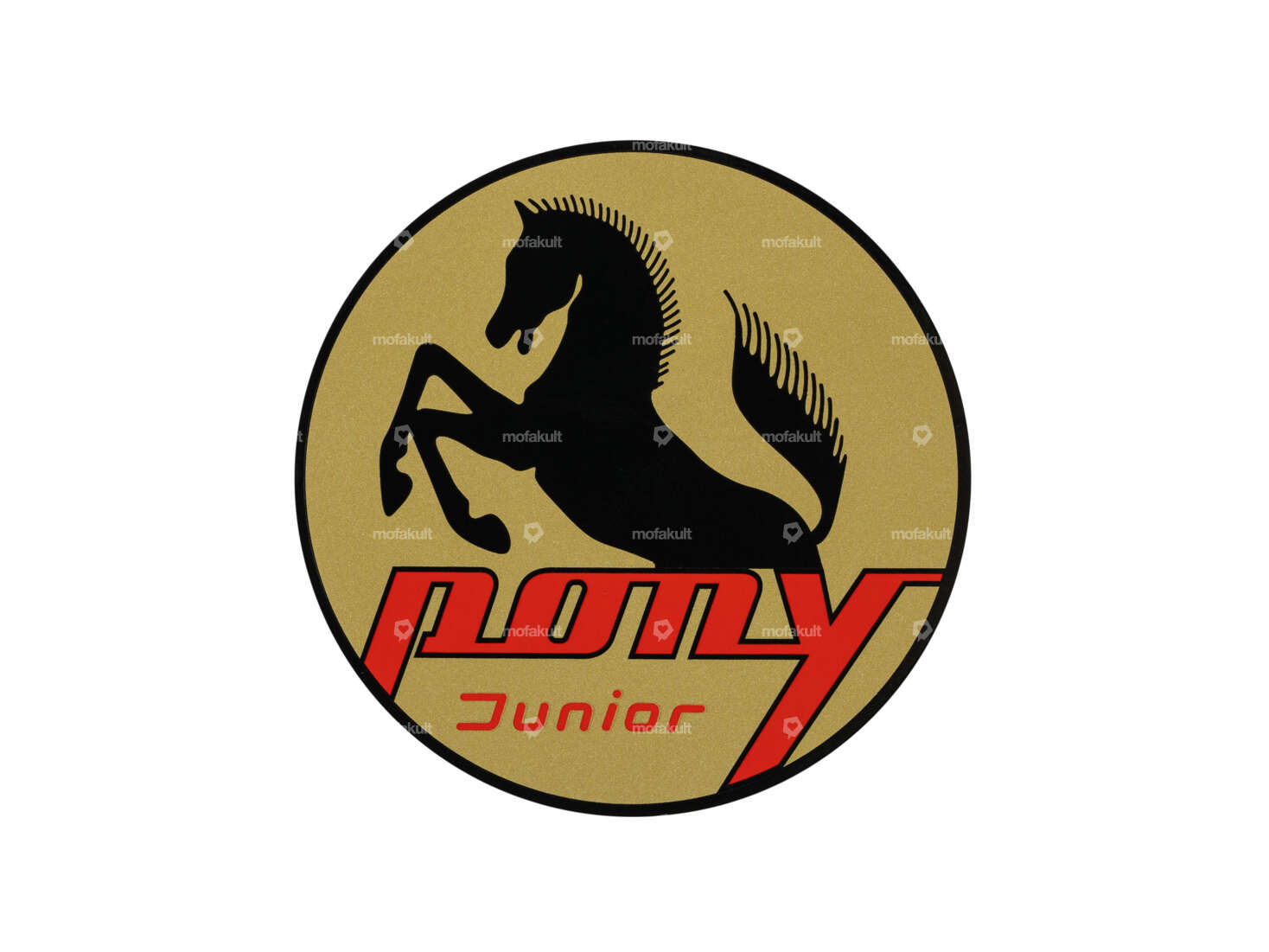 Pony Junior" sticker Ø 48 mm Tank Sachs coat of arms Carousel Image 1