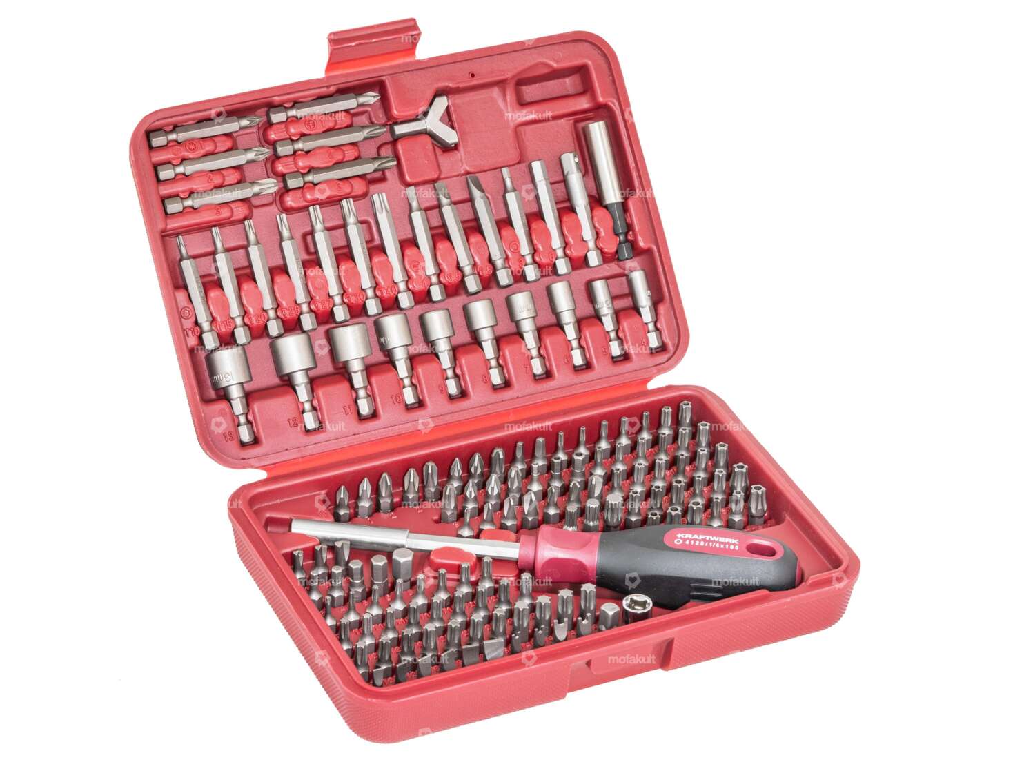 Kraftwerk 1/4" bit box 138 pz. Carousel Image 1