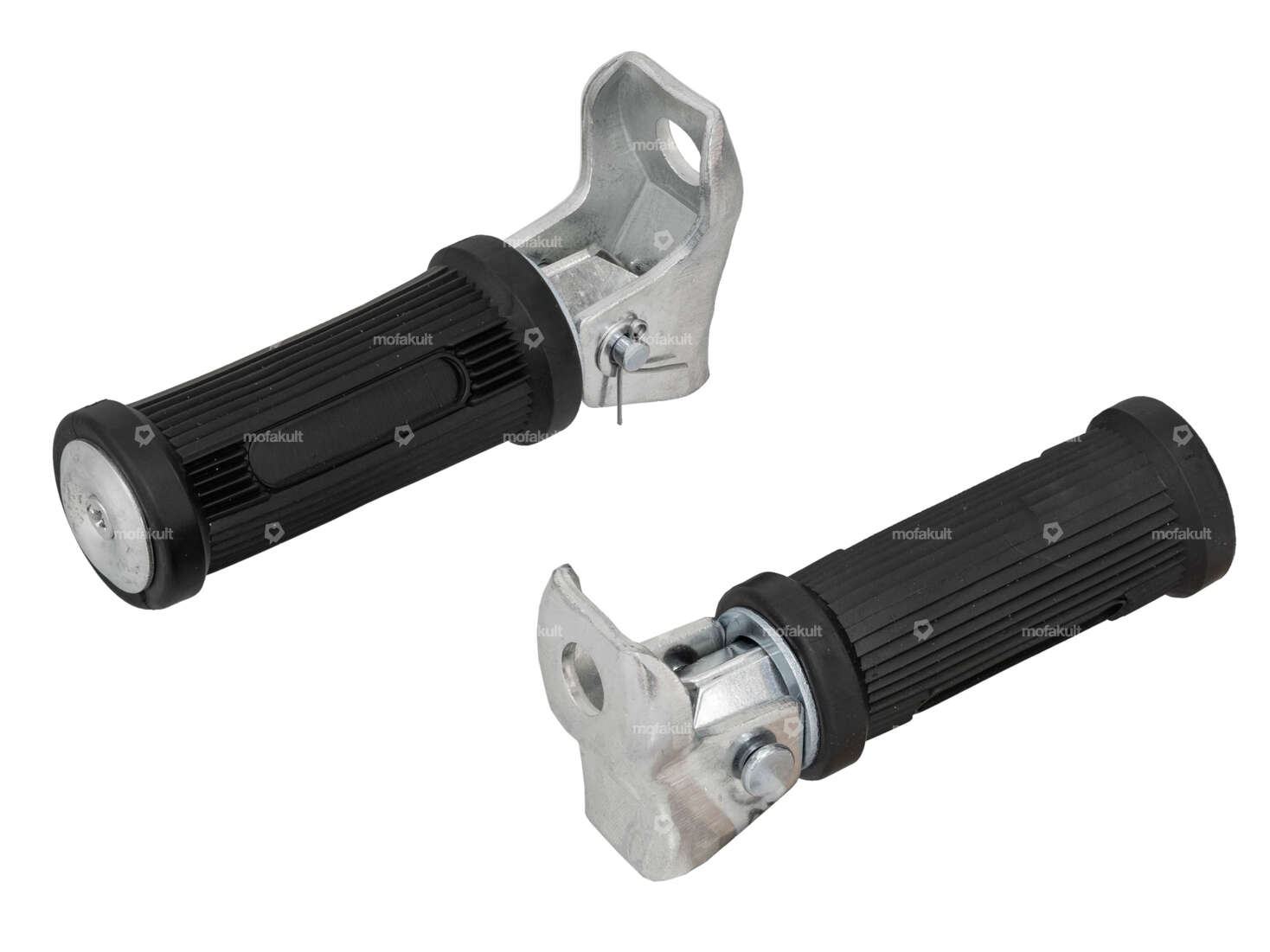 I poggiapiedi possono essere ripiegati in tondo (fissaggio verso il basso) Carousel Image 1