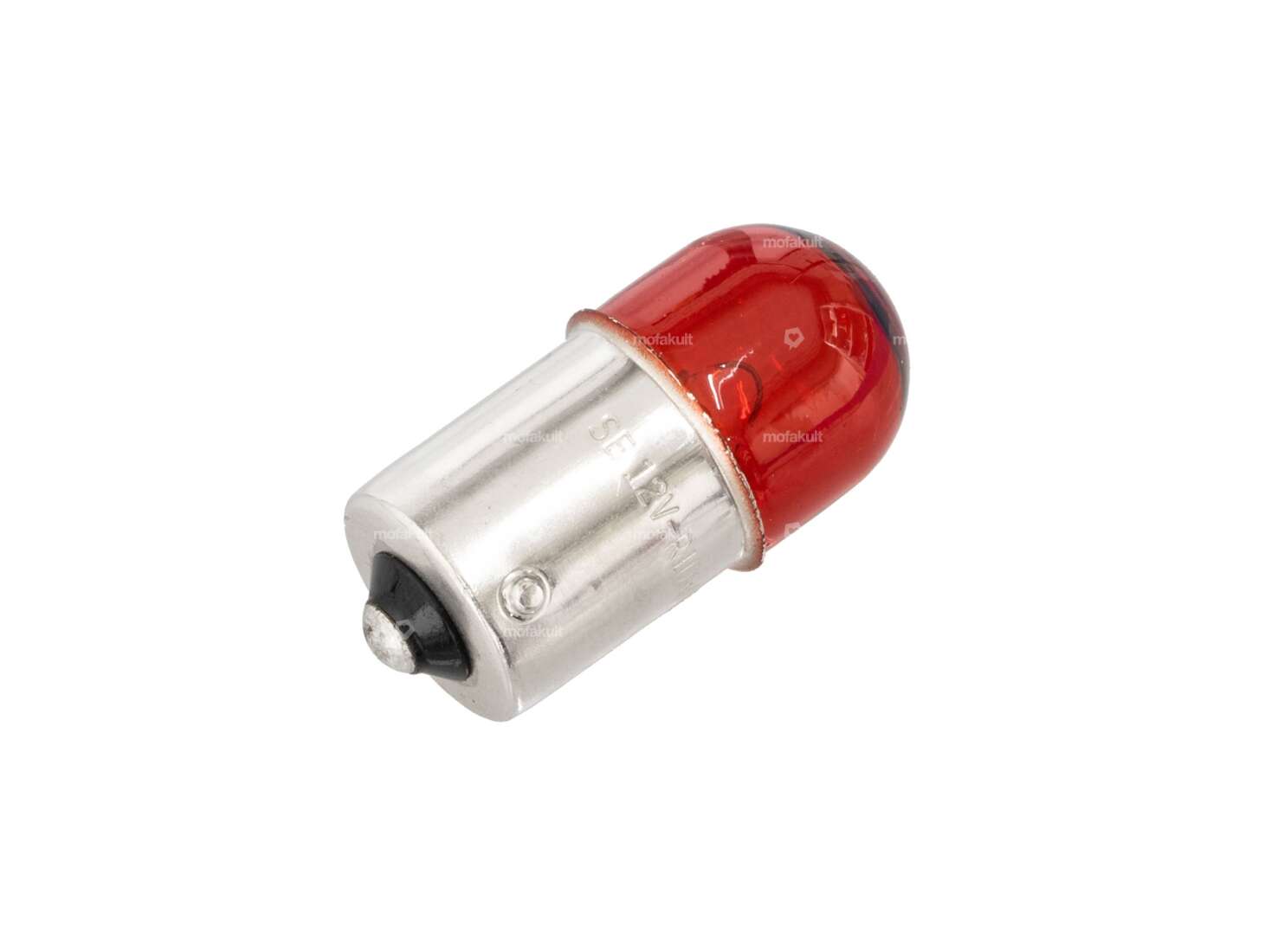 GPO Birne 12V - 10W (BA15s, G18) rot 1-faden Carousel Image 1