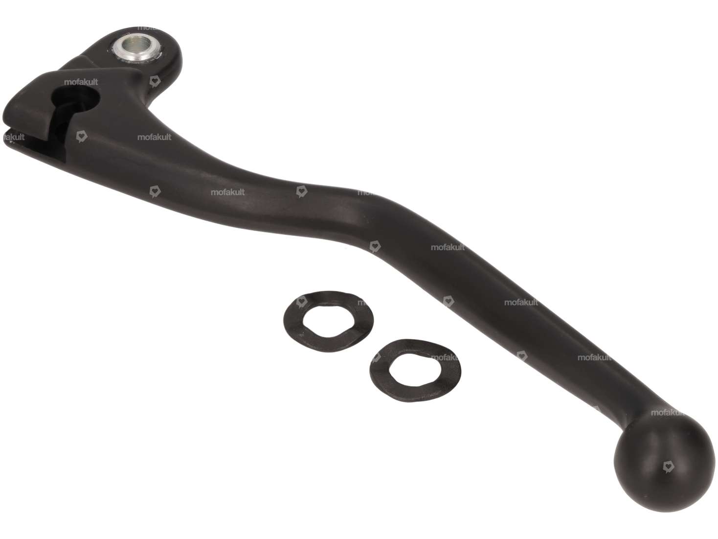 Levier de frein Domino droit long en alu noir NOS Carousel Image 3