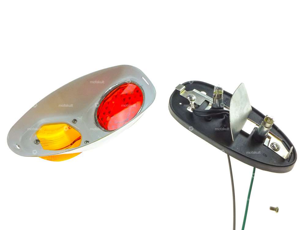 Luce posteriore "Hella" grande luce freno bianca Carousel Image 4