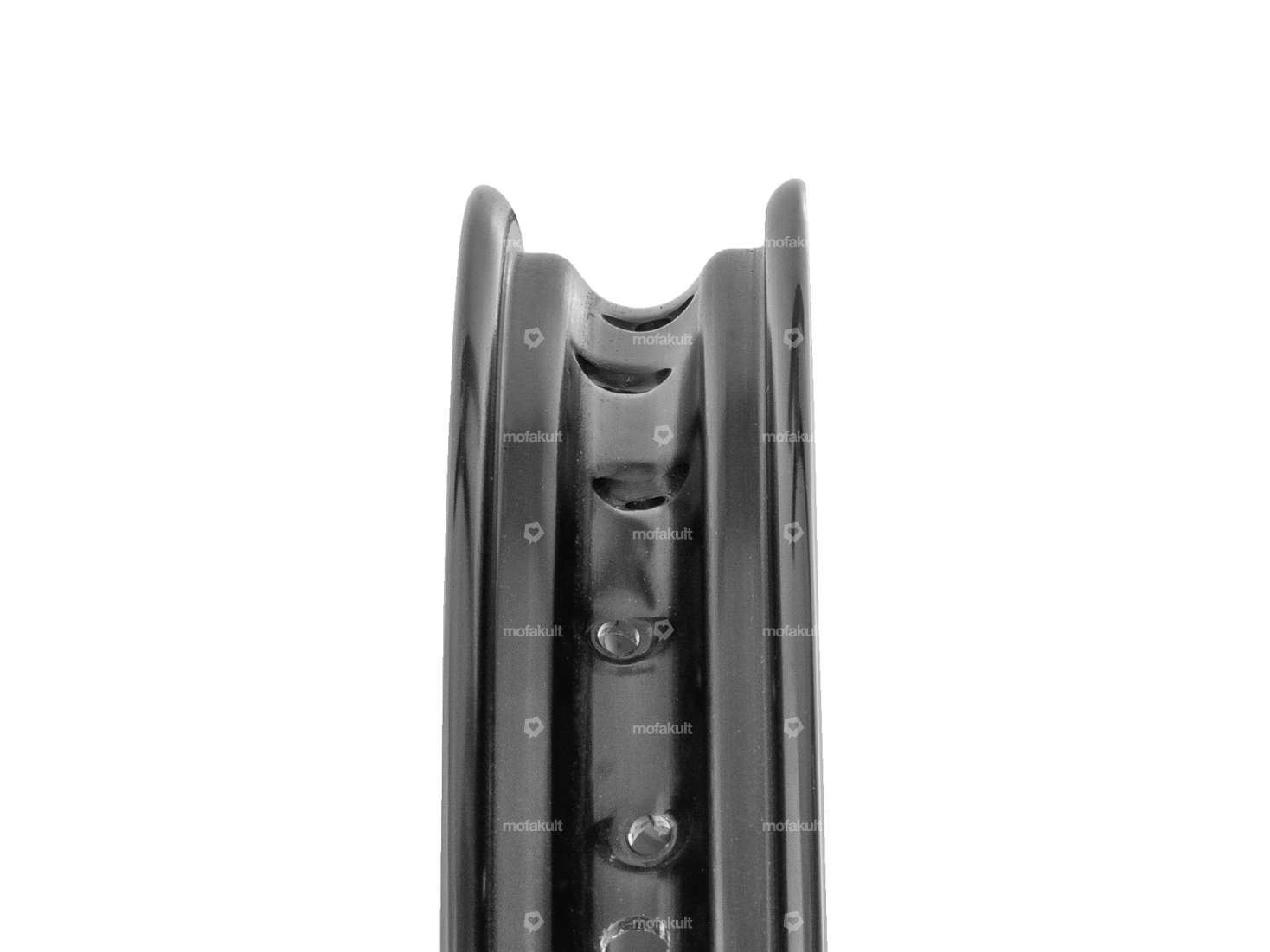 Cerchio 1,40 x 17" (49 mm) alluminio anodizzato nero Carousel Image 3