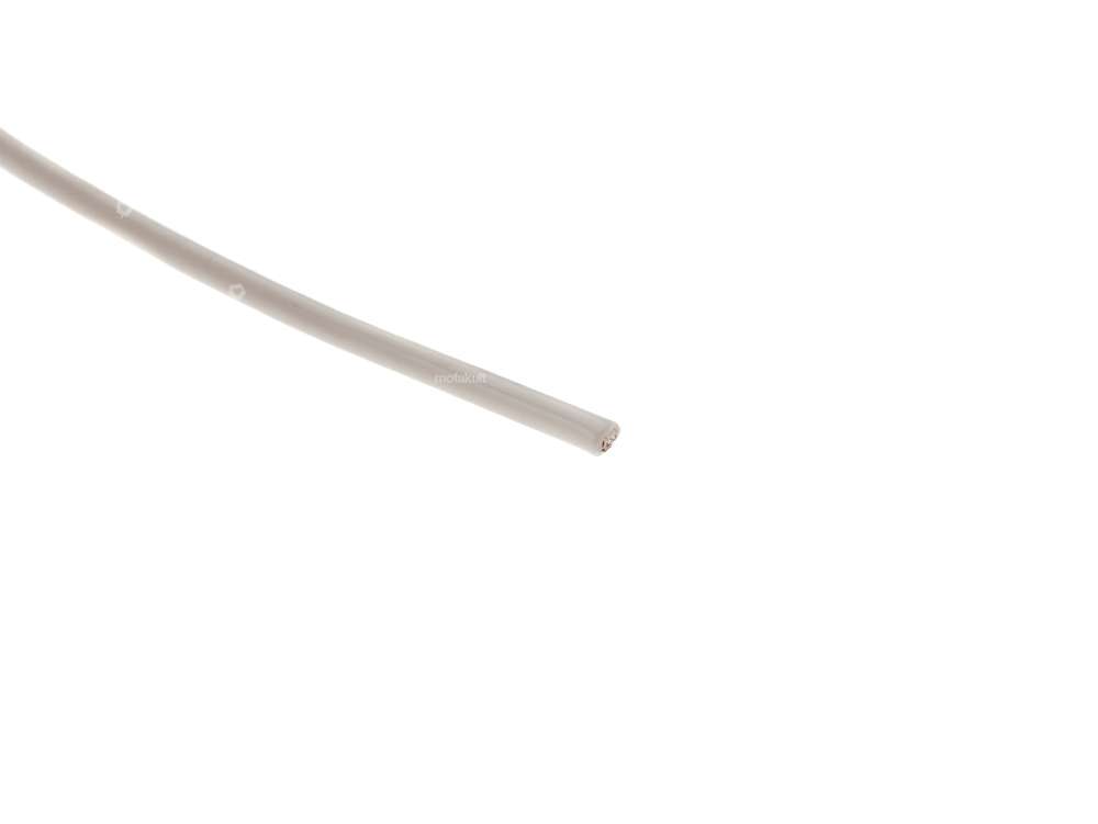 Stromkabel 1-adrig weiss (per Meter) Carousel Image 2