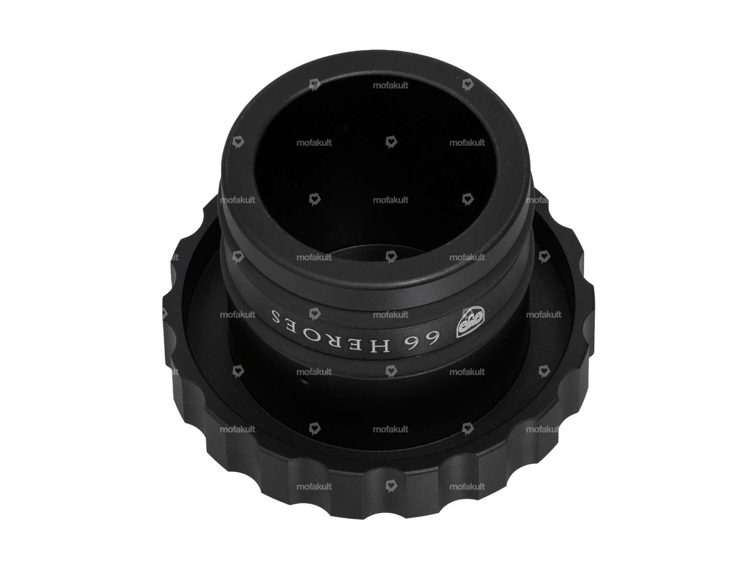 66HEROES Bouchon de réservoir ondulé noir | Zündapp Belmondo Carousel Image 2