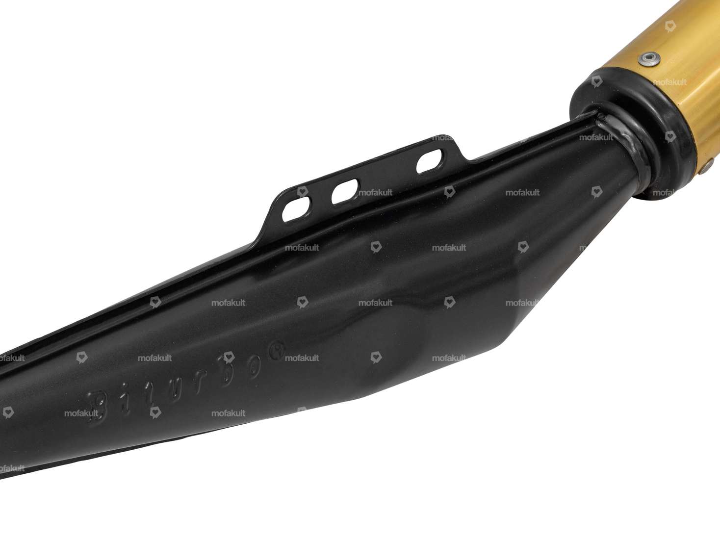 Biturbo exhaust black / gold | Puch Maxi Carousel Image 4