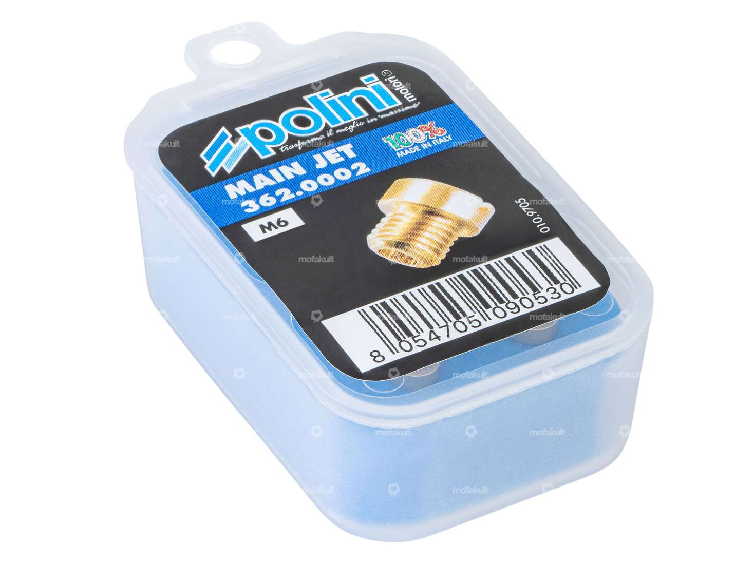 Polini jeu de gicleurs M6 (140 - 158) Dell'Orto PHVA, PHBN, PHBL, PHBH, SHB, PHF, PHVB, FRD, FRG Carousel Image 3