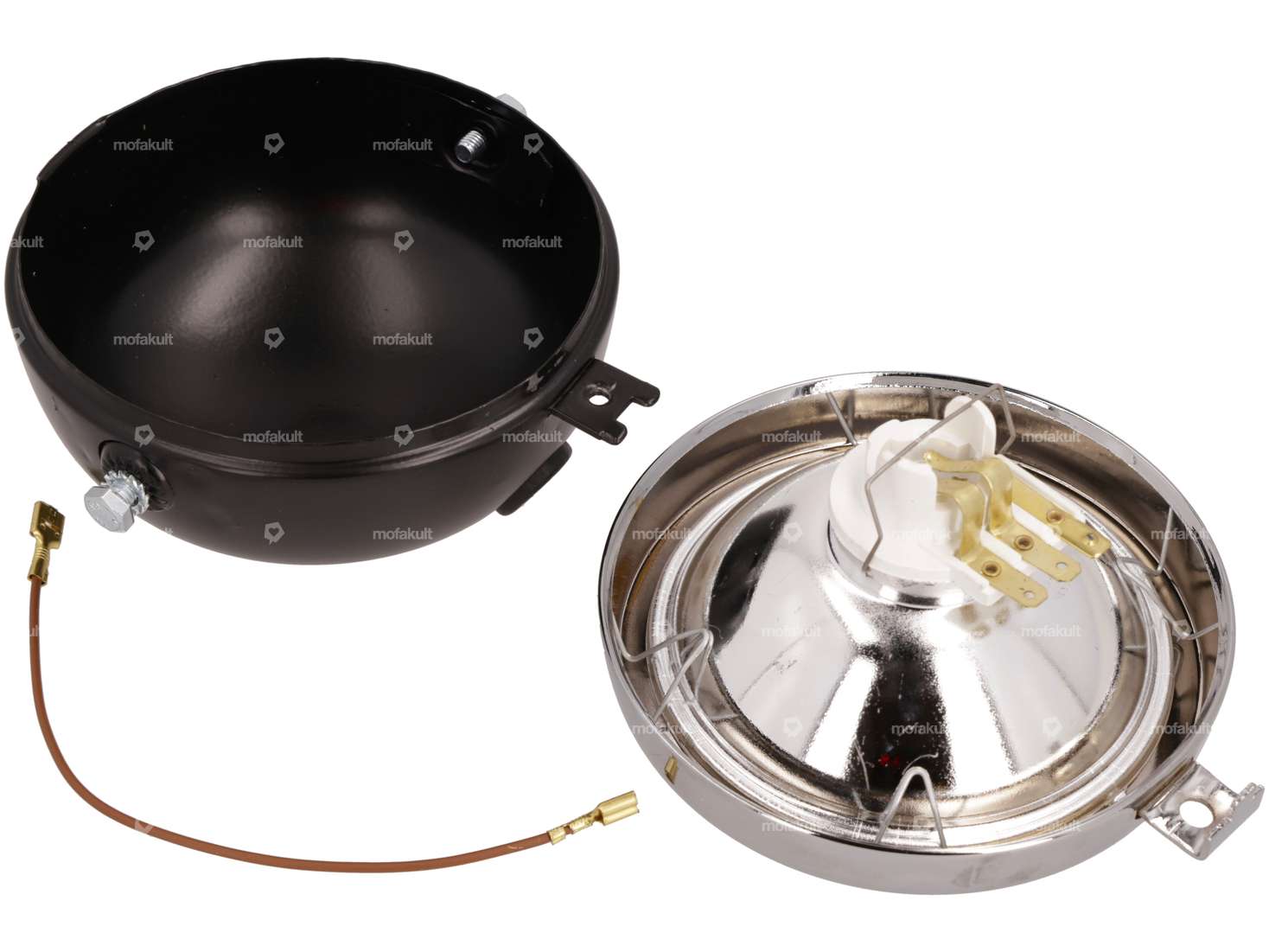 GUIA spotlight round Ø 13 cm chrome / black Carousel Image 3