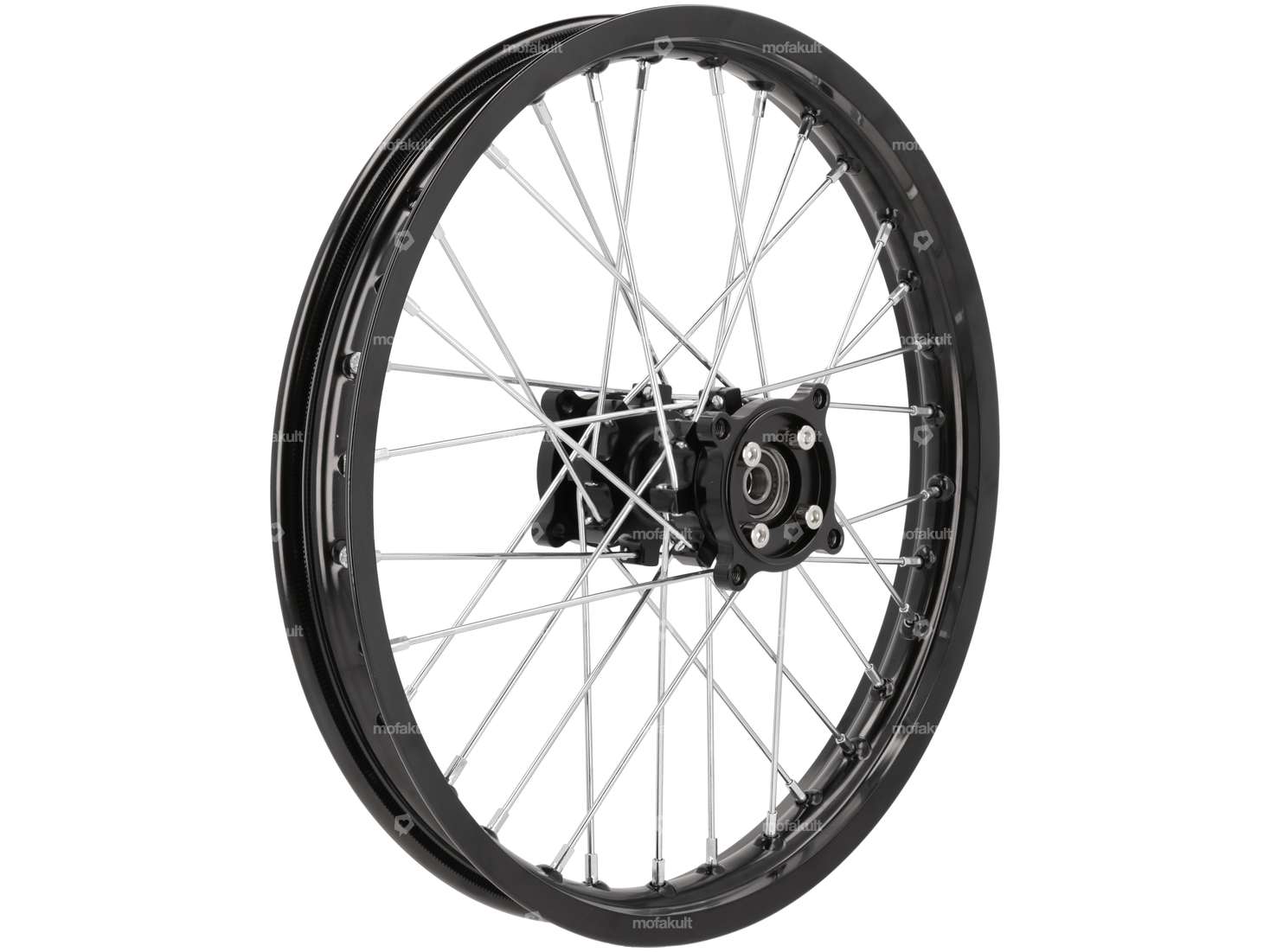 Jante à rayons 17" en aluminium massif pour frein à disque arrière Cross Carousel Image 2