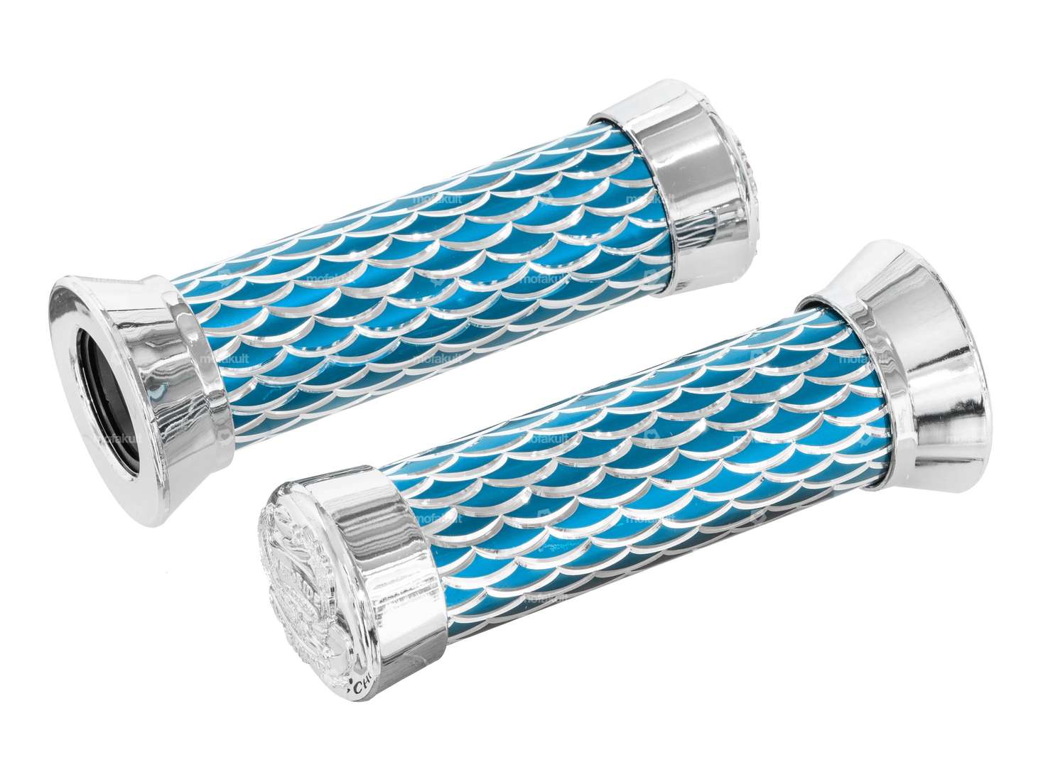 Griffe Aluminium Fish blau Carousel Image 1