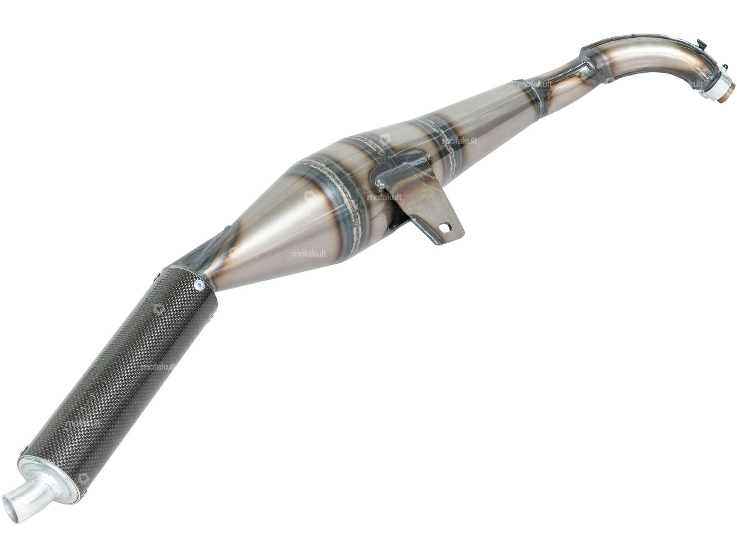 Simonini exhaust Thunder Carbon | Piaggio Ciao, Bravo Carousel Image 2