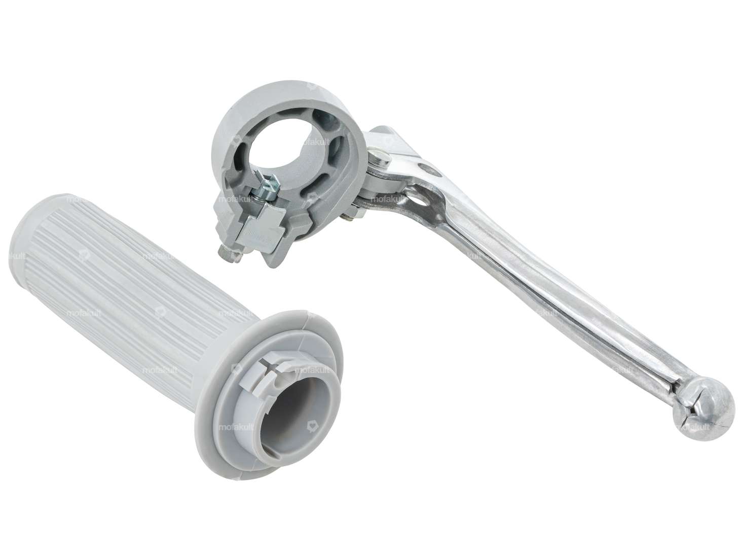 Poignée de gaz gris clair Carousel Image 4