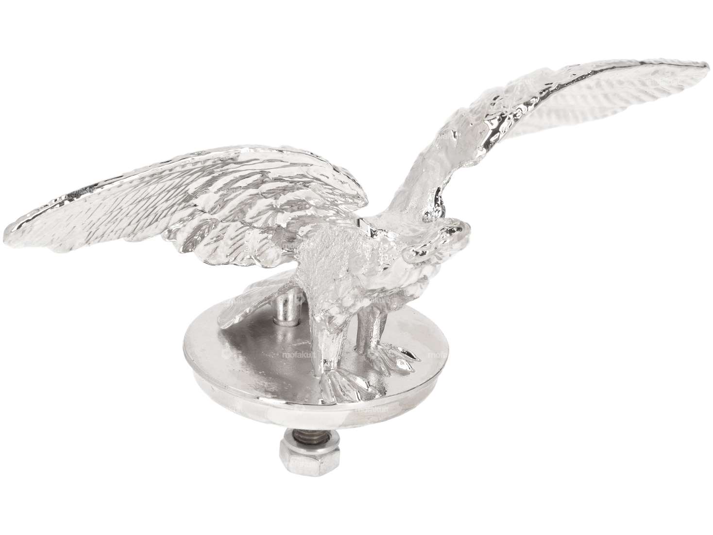 Figura ornamentale aquila tipo 1 cromo Carousel Image 1