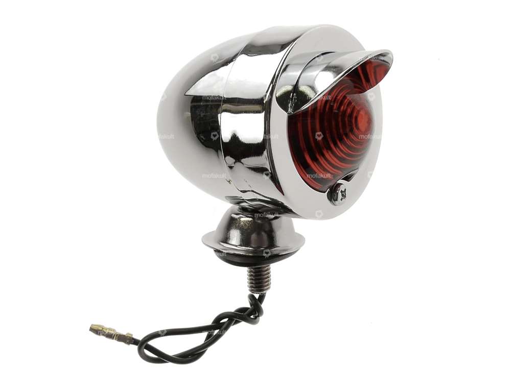 GPO Rücklicht «Arkansas» mit Spoiler Chrom Carousel Image 1