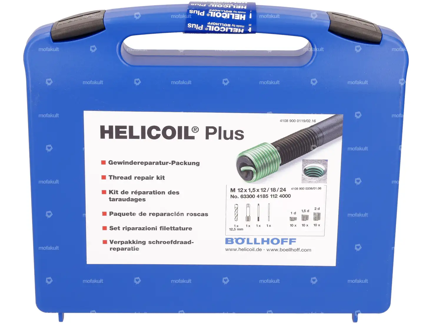 WJY Helicoil Set Gewinde Reparatur Einsatz Sortient 150 Stücke
