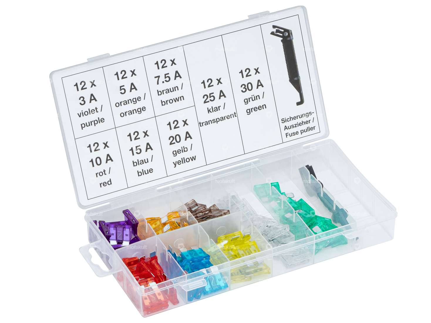 BGS Jeu de fusibles automobiles 97 pcs. Carousel Image 1