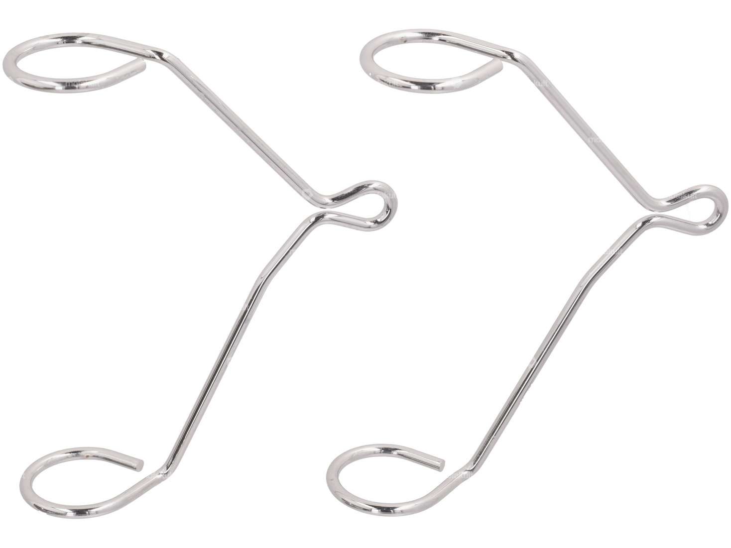 EBR Support de lampe (paire) fourche Ø 28 mm chrome | Puch Carousel Image 1