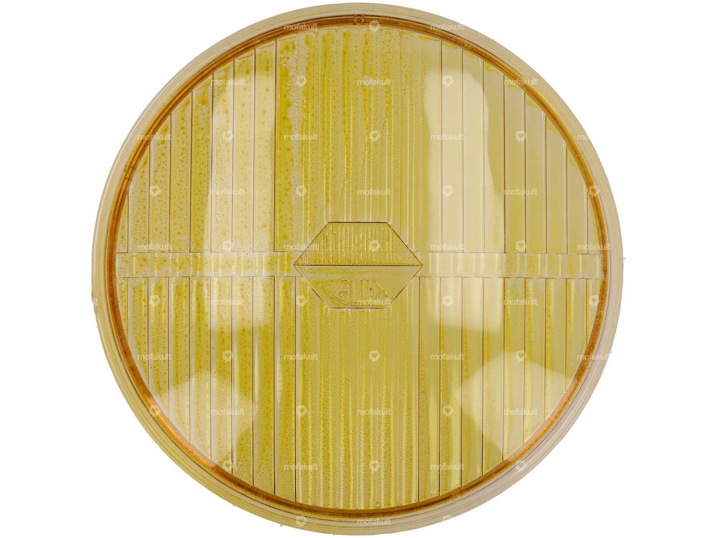 GUIA Glas Scheinwerfer Ø 12 cm gelb Carousel Image 1