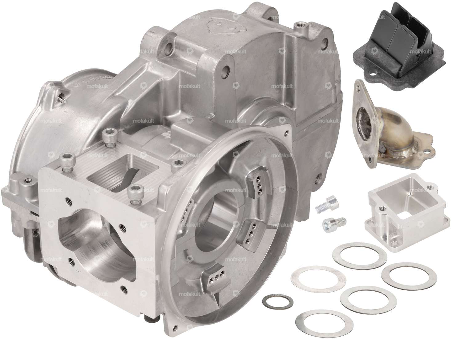 ADDY Motorengehäuse-Set GME «der.pruefstand» Edition | Puch E50 Carousel Image 1