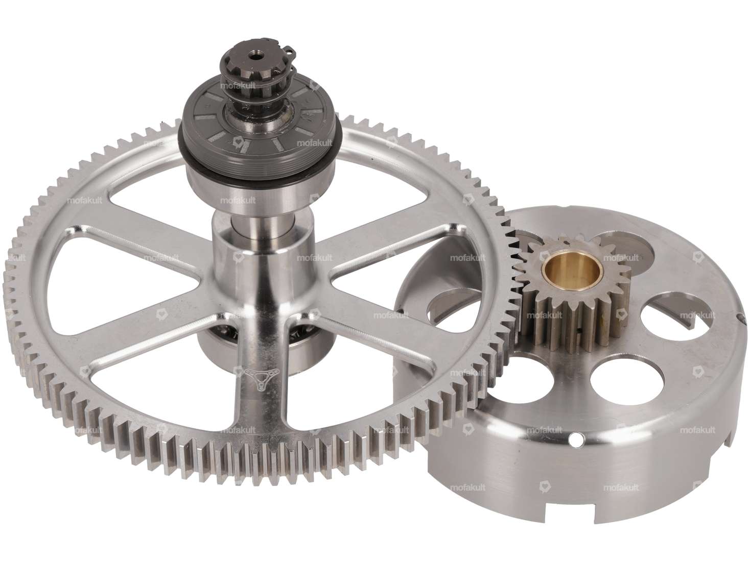 ASP Kupplungskorb & Stirnrad-Set 19:94 Zähne CNC | Puch E50 Carousel Image 1